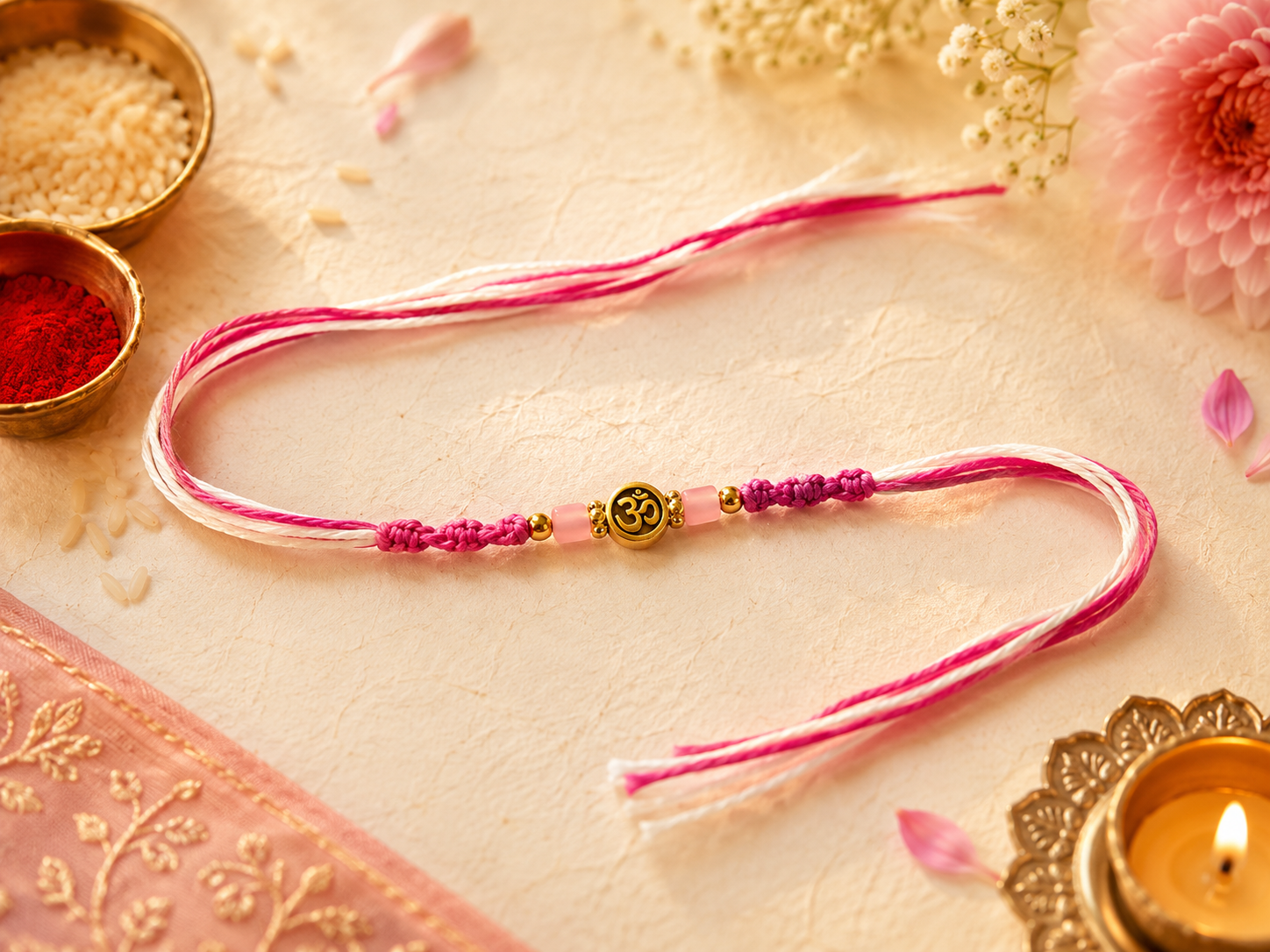 Blush Om Rakhi