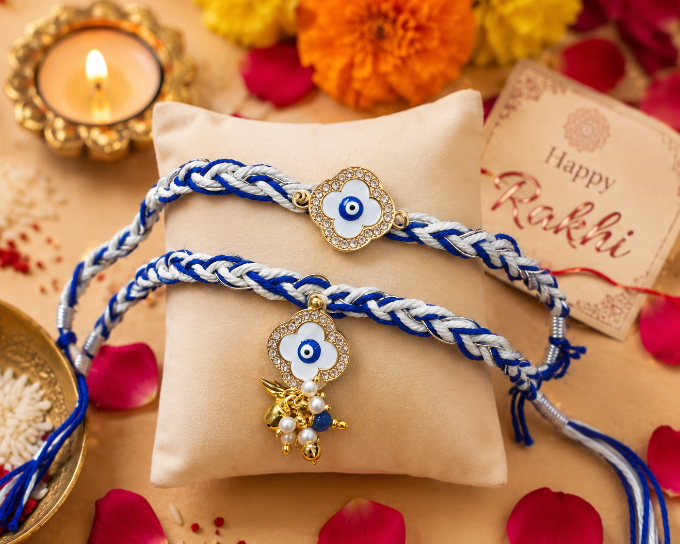 Evil Eye Charm Rakhi