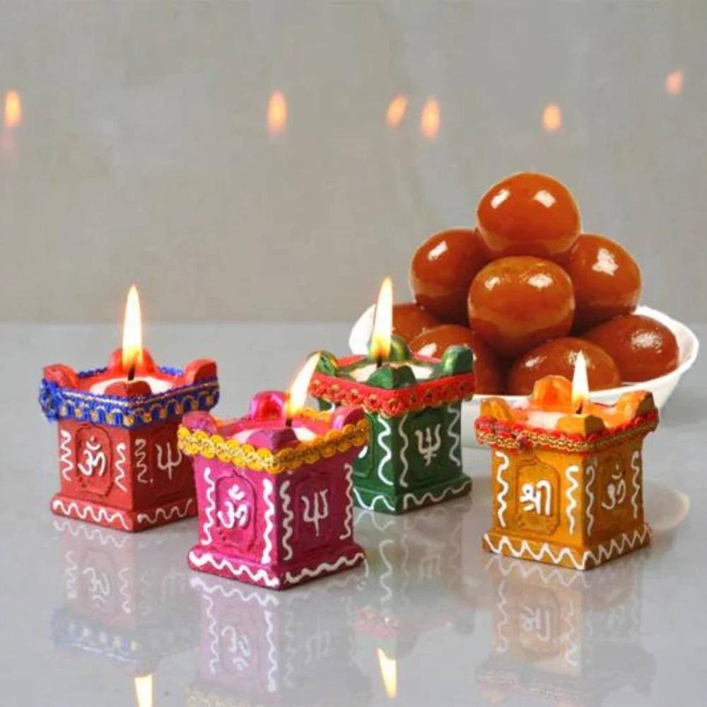 Tulsi Diya ( Set of 4) 