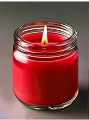 Red Christmas Jar Candle
