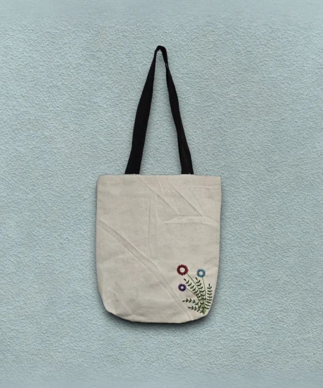 Embroidered Tote Bag -2